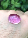 Pink Kunzite 24.94 Carat Polished Cabochon from Afghanistan – Gemstone Collector’s Piece