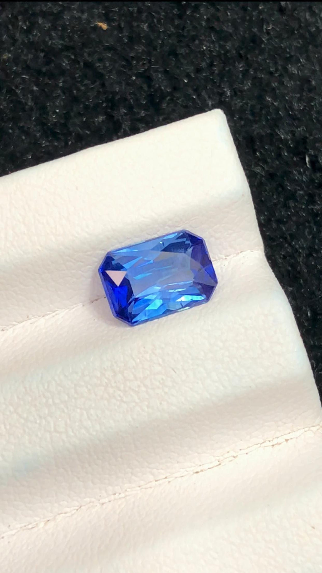 Natural 1.55 Carat Blue Sapphire – Fancy Cut Loose Gemstone from Sri Lanka
