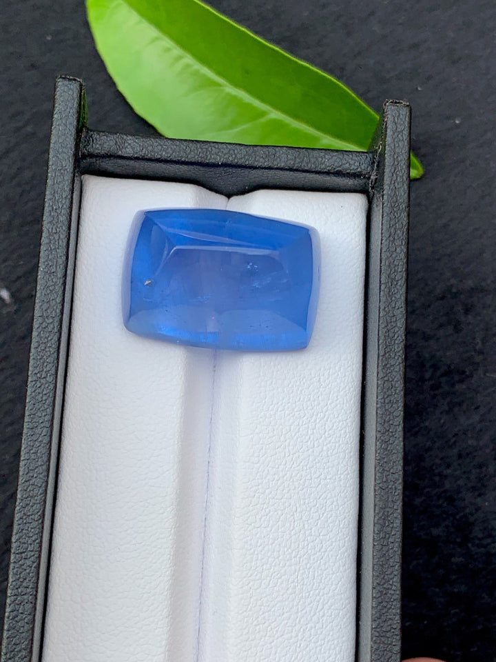 Pure Blue Color Aquamarine Sugar Loaf Cabochon - 35 Carats