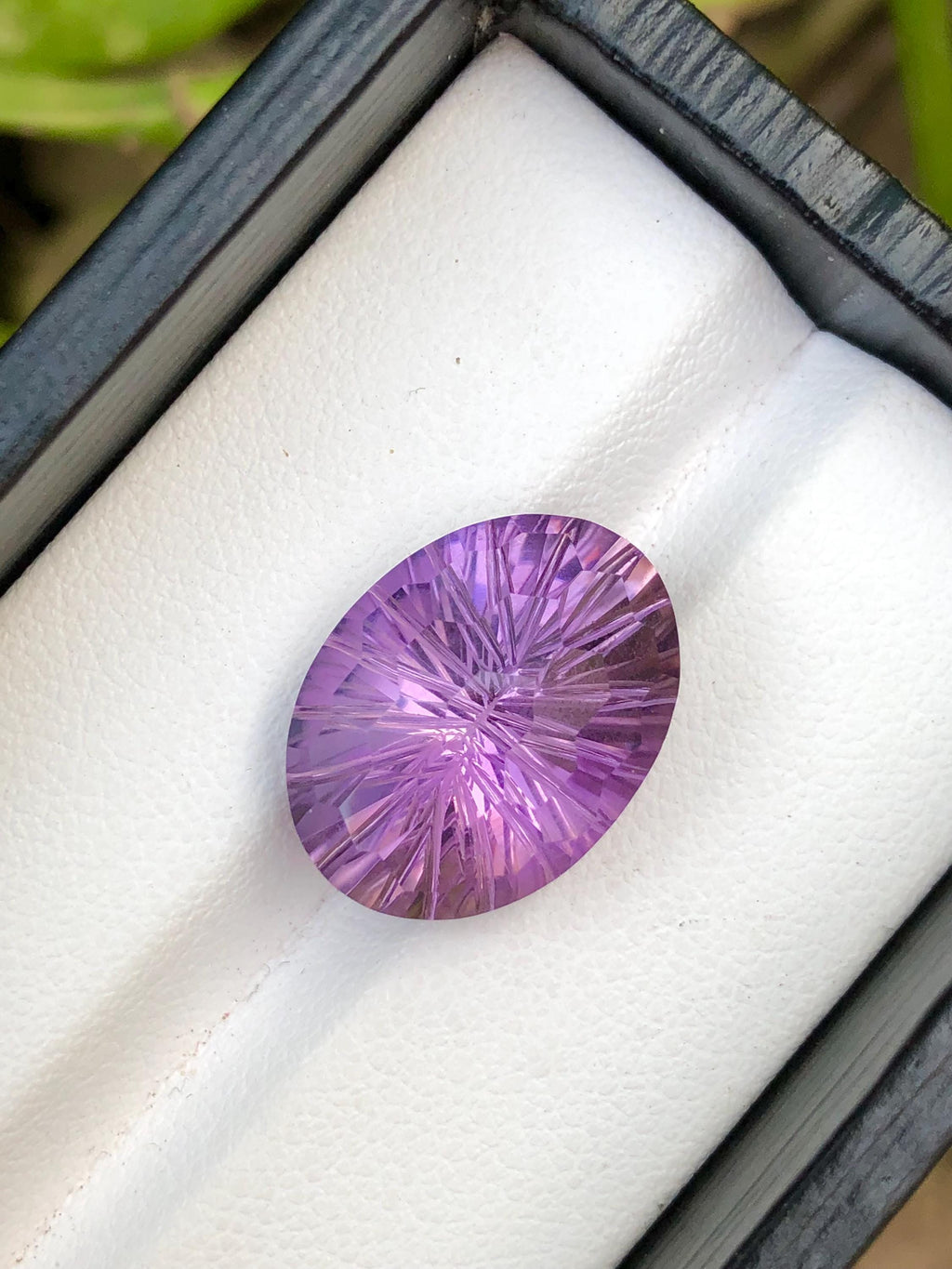 Fancy Cut Amethyst Gemstone: 11.70 CT Natural Purple Ring Stone