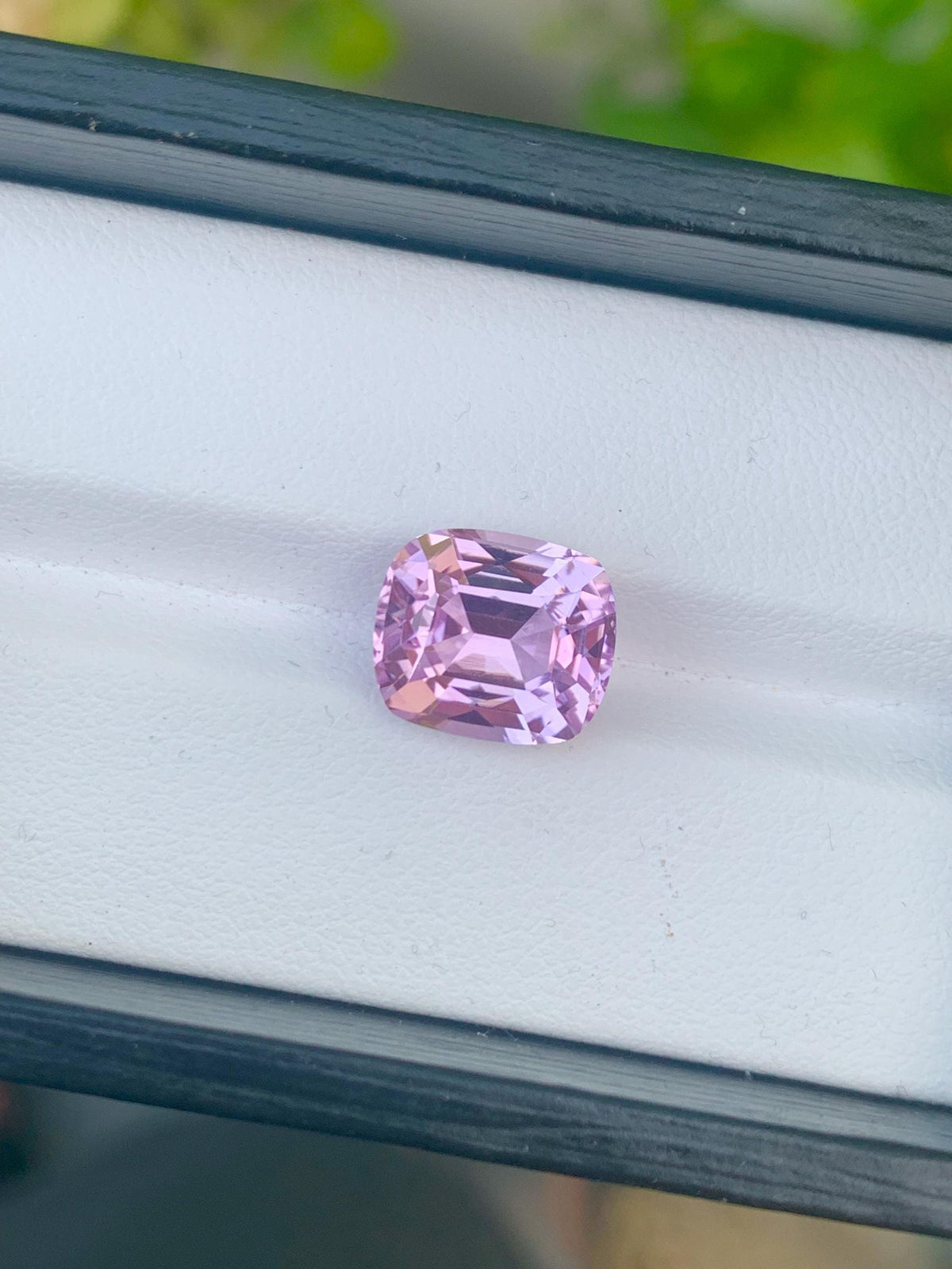 Cushion Cut Pink Kunzite Gemstone: Natural Afghanistan Gem (6.30 Carat)