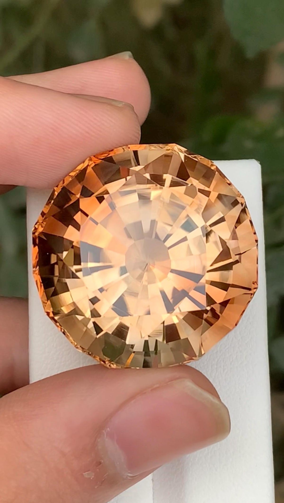 Champagne Topaz 124ct - Cushion Cut - Skardu Pakistan