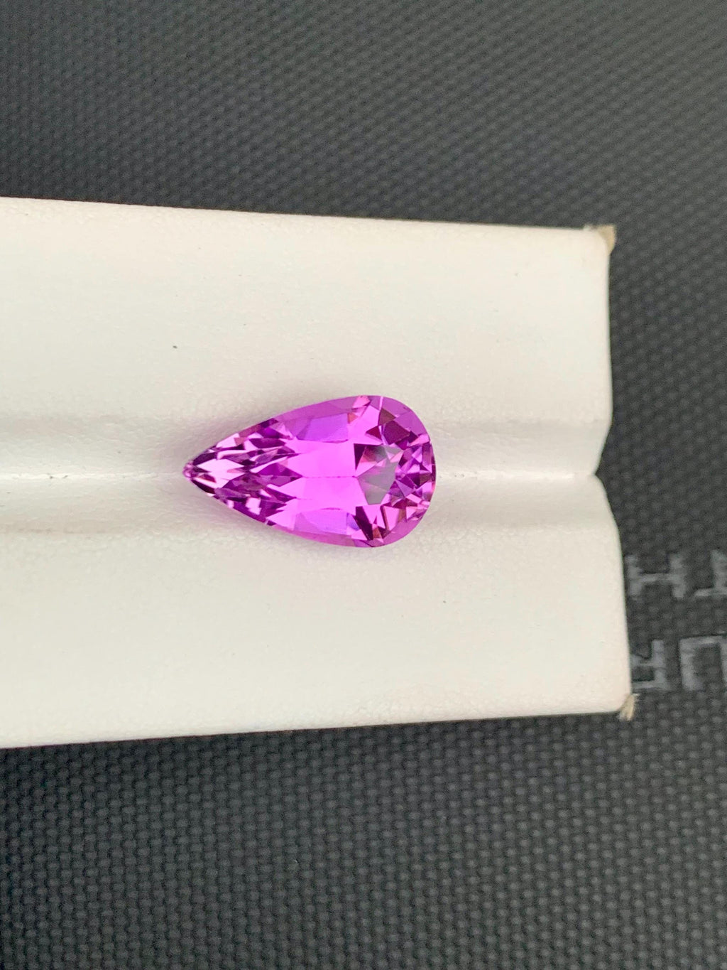 Deep Pink Kunzite Gemstone: Faceted Pear Cut, October Birthstone, 11.67 CT