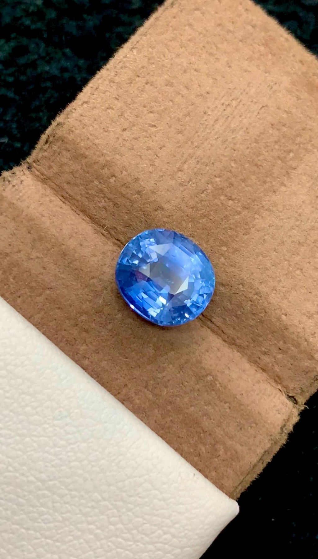 Blue Sapphire 3.00ct Oval Cut – Electric Blue Sri Lanka Gemstone
