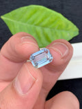Santa Maria Aquamarine Gemstone: 5.95 CT Emerald Cut Loose Gem