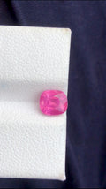 Vivid Pinkish-Red Mahenge Spinel Gemstone: 1.01 CT Untreated Cushion Cut