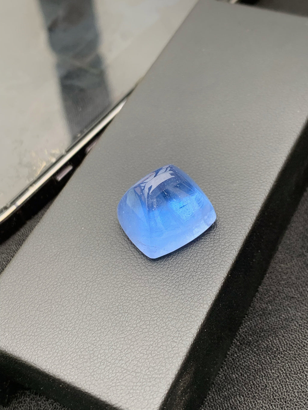 Deep Blue Aquamarine Sugar Loaf Cabochon: March Birthstone, 25.95 Carat