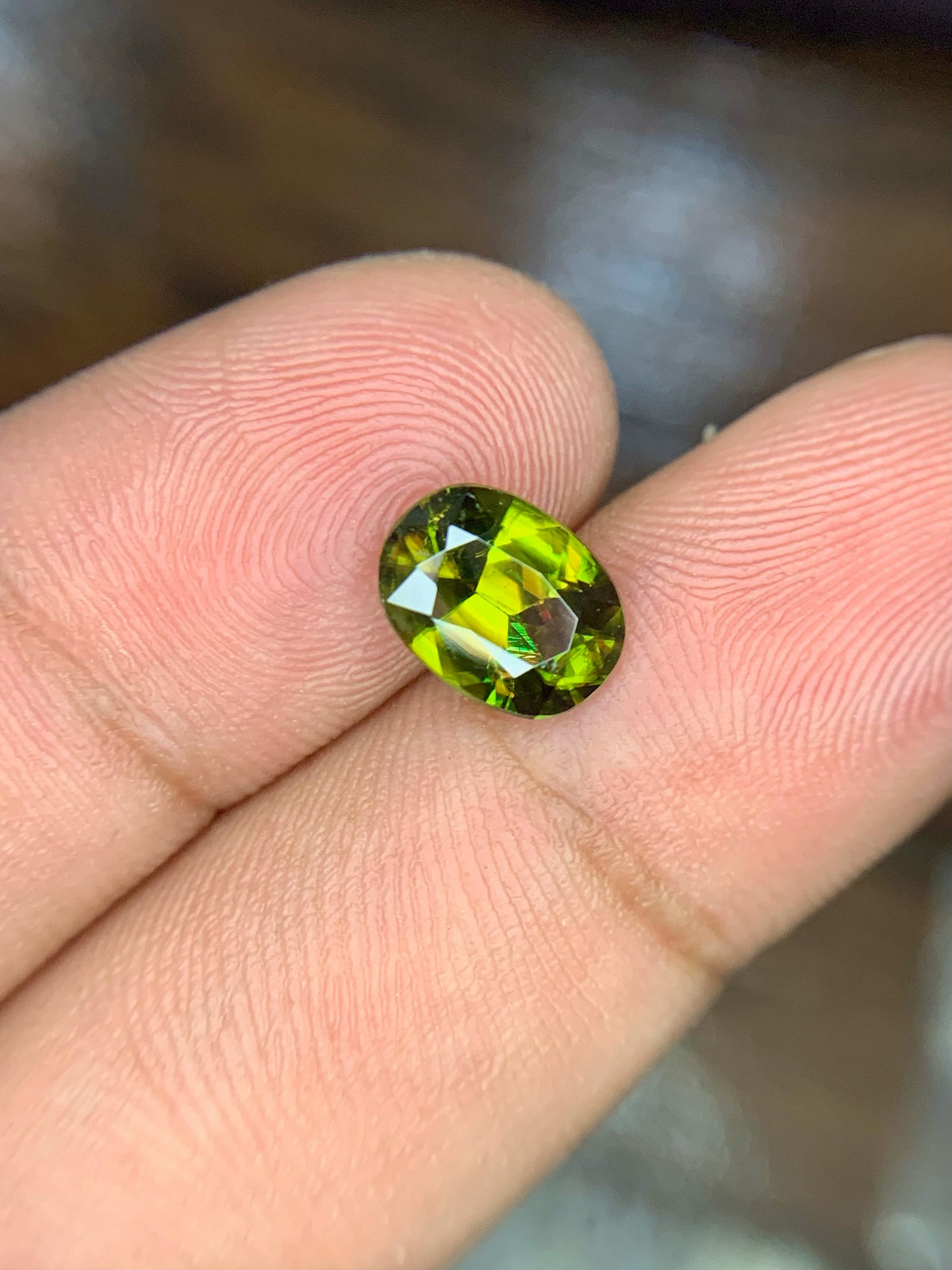Ultra Fire Chrome Sphene Loose Gemstone - 1.70 Carat