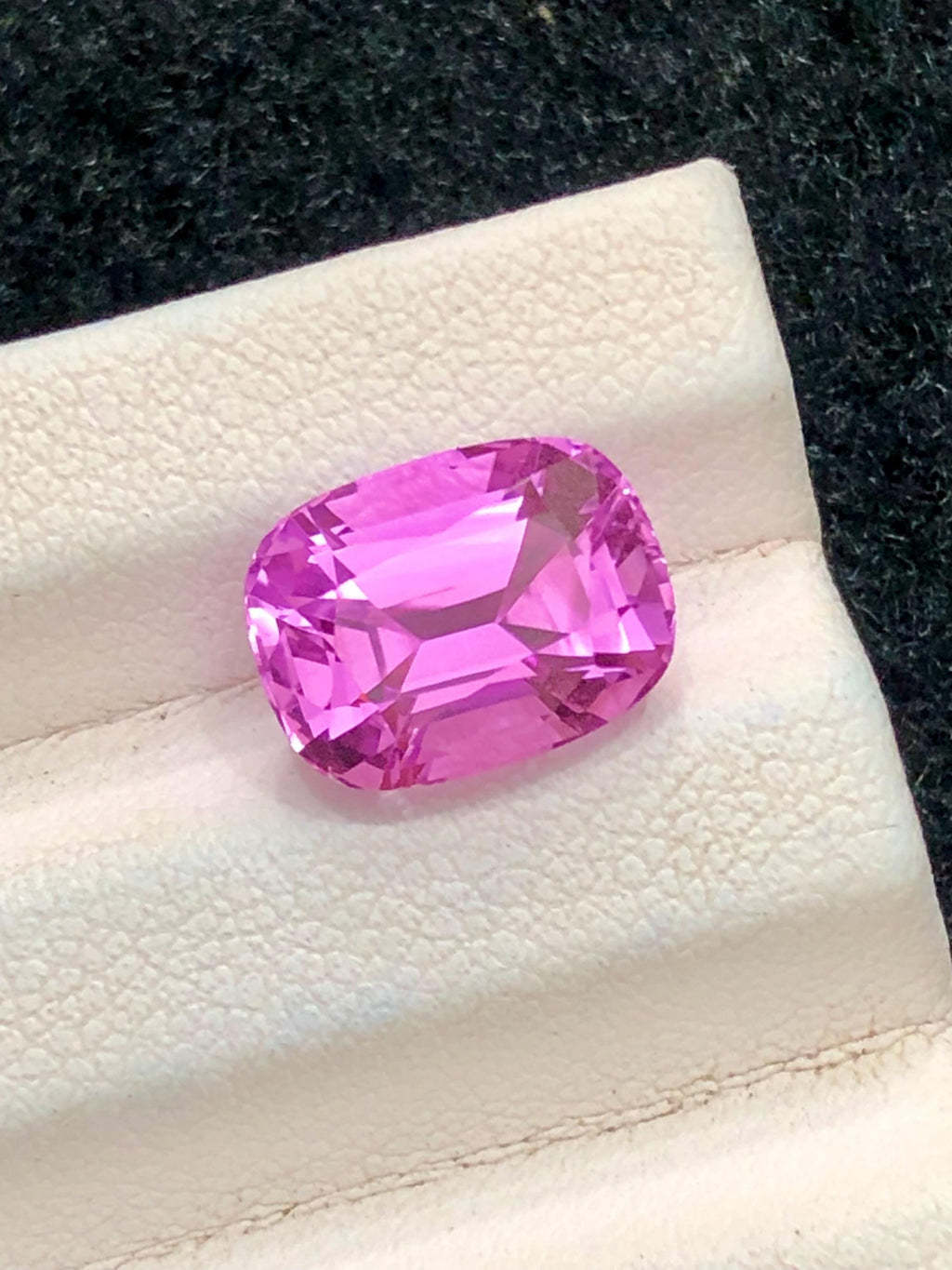 Pink Kunzite 4.80ct Cushion Cut Gemstone from Afghanistan – Elegant Sparkling Pink Gem