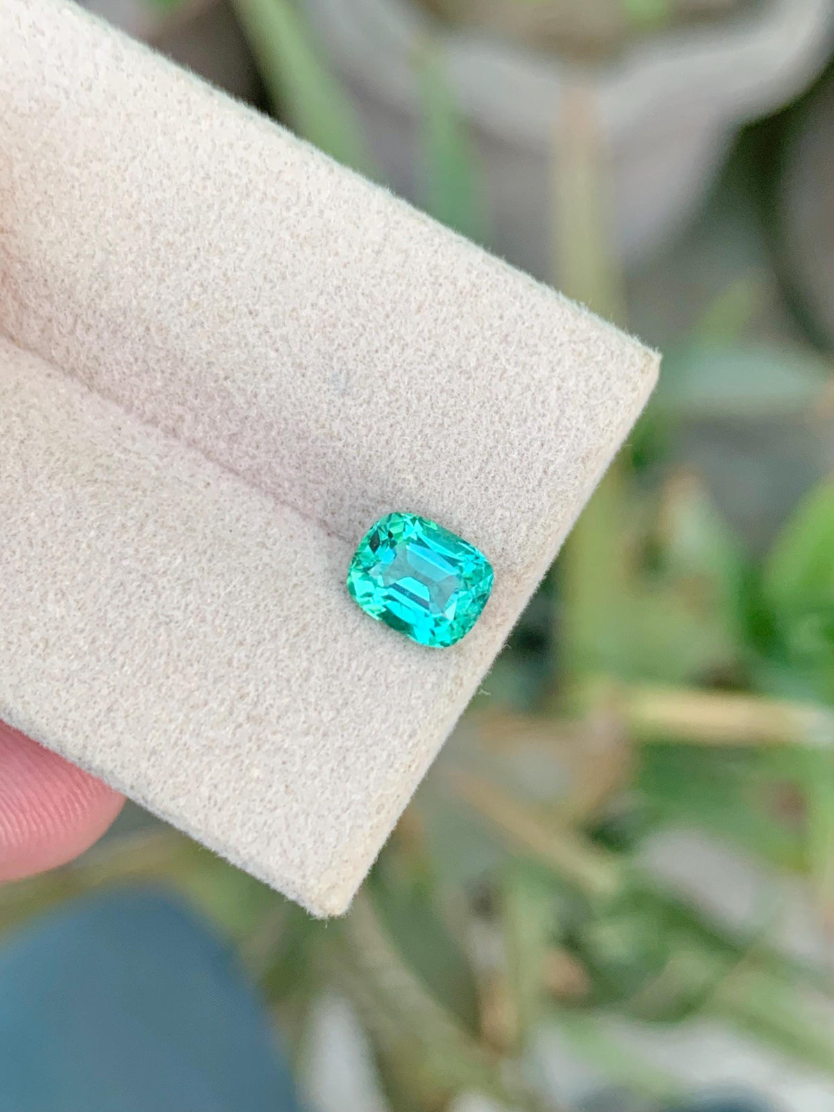 Neon Blue Tourmaline Gemstone: Rare Lagoonish Natural Stone, 1.30