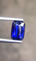 Royal Blue Sapphire Gemstone: 2.14 CT Cushion Cut, Ring Stone