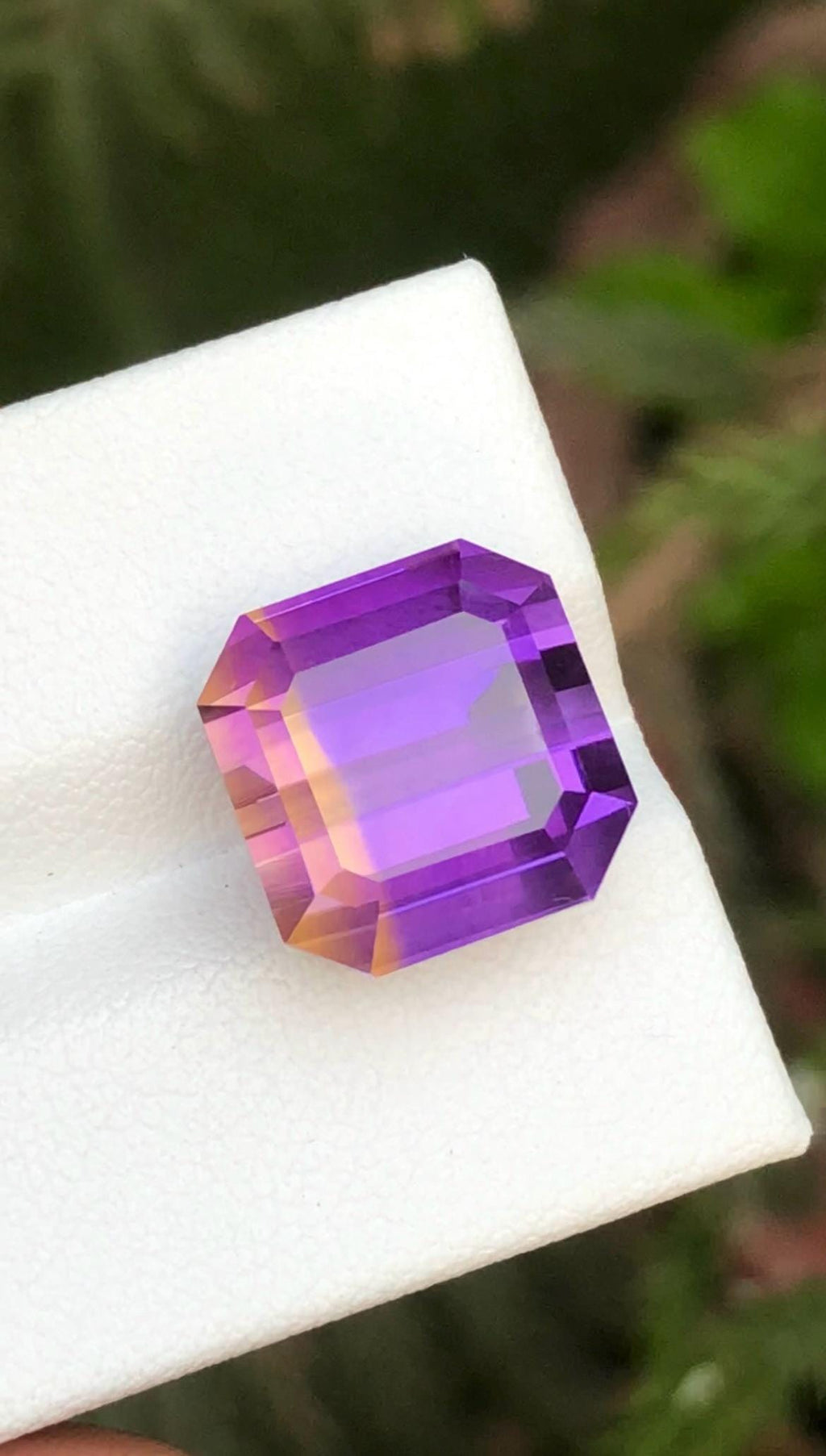Ametrine 11.75ct Emerald Cut • Bi-Color Gemstone from Bolivia