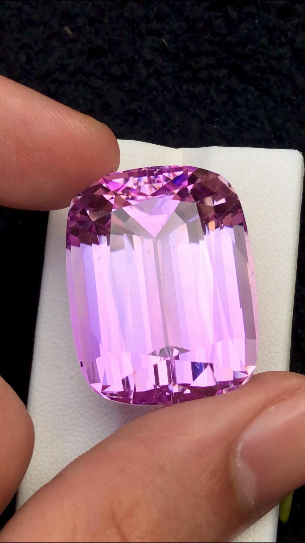 Natural Pink Kunzite Cushion Cut Gemstone – 87 Carats from Afghanistan