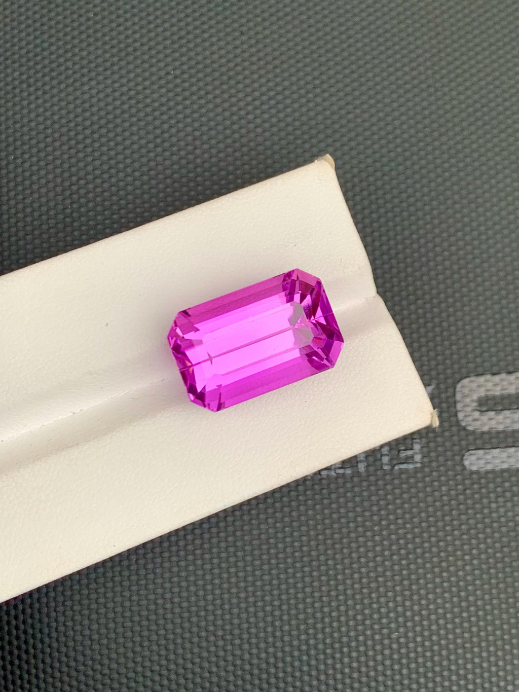Vivid Pink Kunzite Gemstone: 27.80 Carat Emerald Cut, Afghanistan