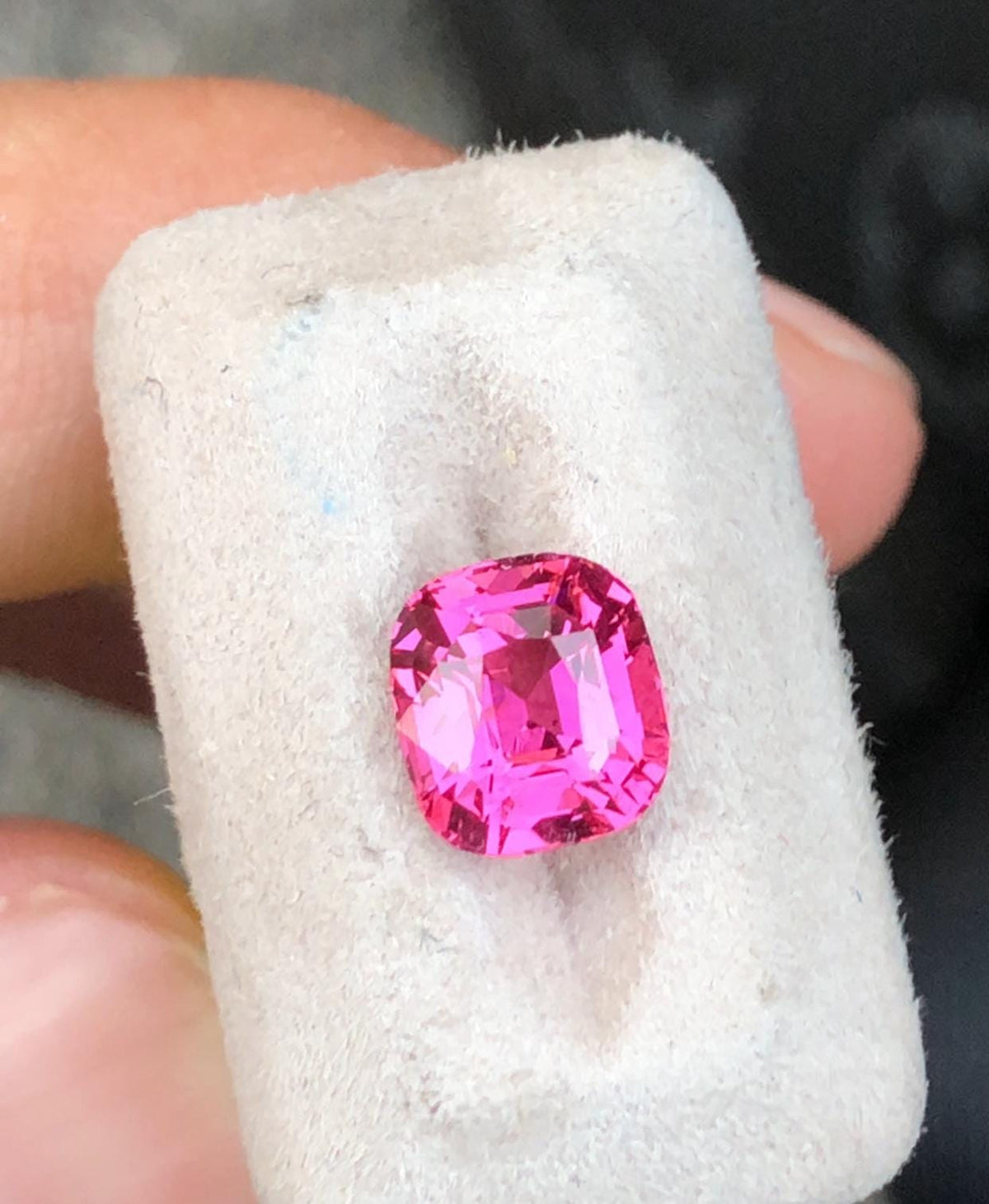 Vivid Pinkish- Spinel Gemstone: 2.58 CT Rare Collector's Stone