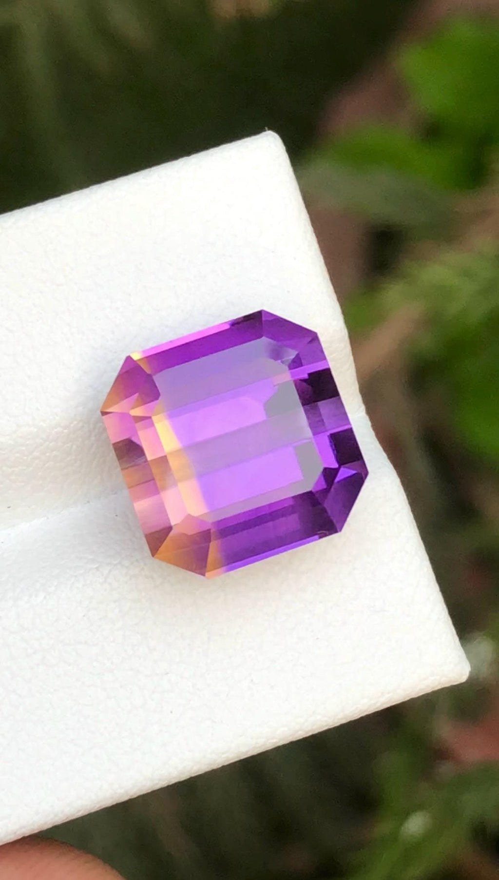 Ametrine 11.75ct Emerald Cut • Bi-Color Gemstone from Bolivia