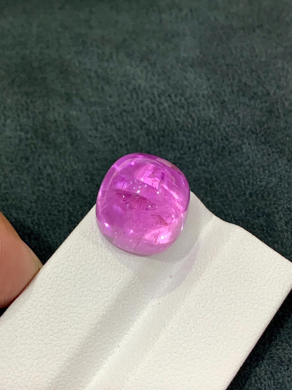 Pink Kunzite 21.85ct Squarish Cabochon | Afghan Origin | Collector Grade