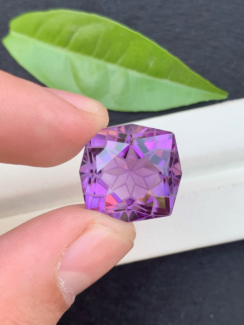 Fancy Cut Natural Amethyst Loose Gemstone - 27 carats