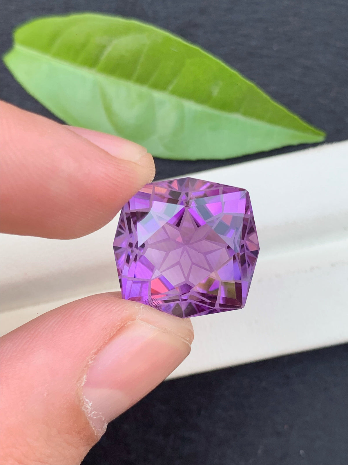 Fancy Cut Natural Amethyst Loose Gemstone - 27 carats