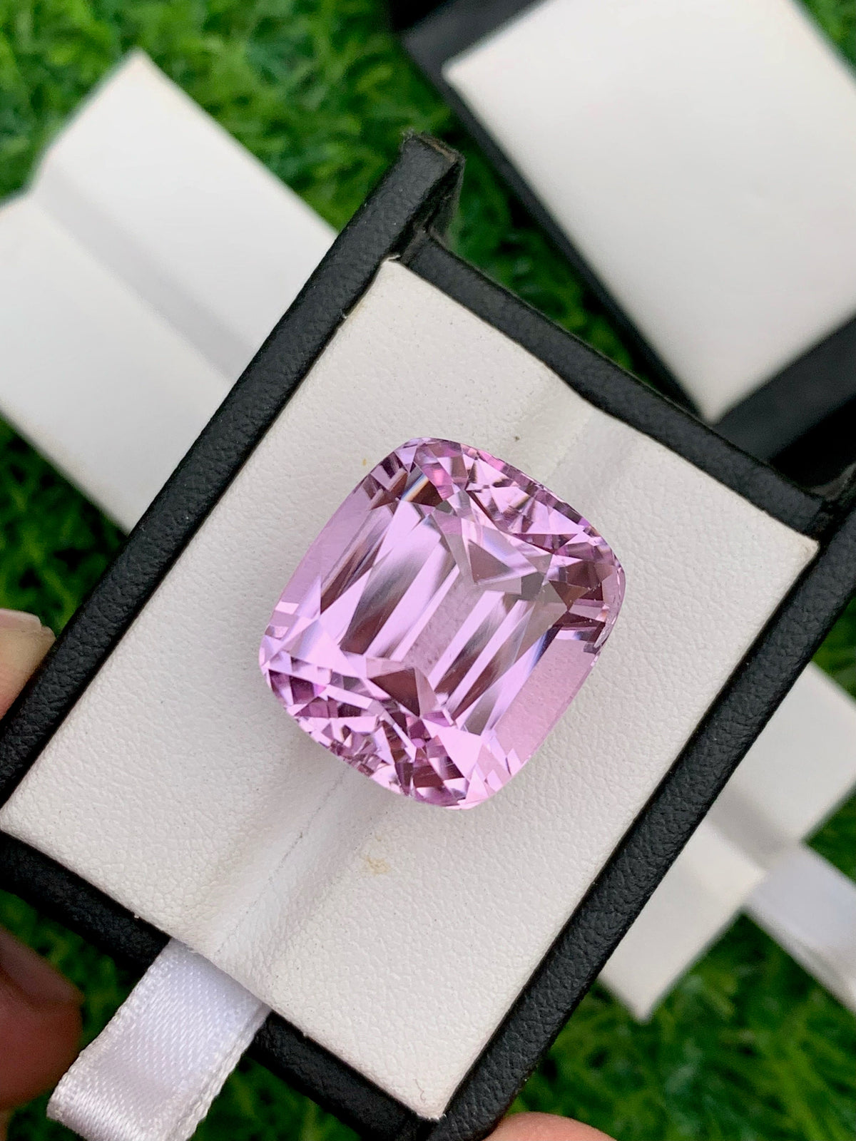 Pink Kunzite Stone For Jewelry Making, Faceted Kunzite Gemstone, 43.10 CT