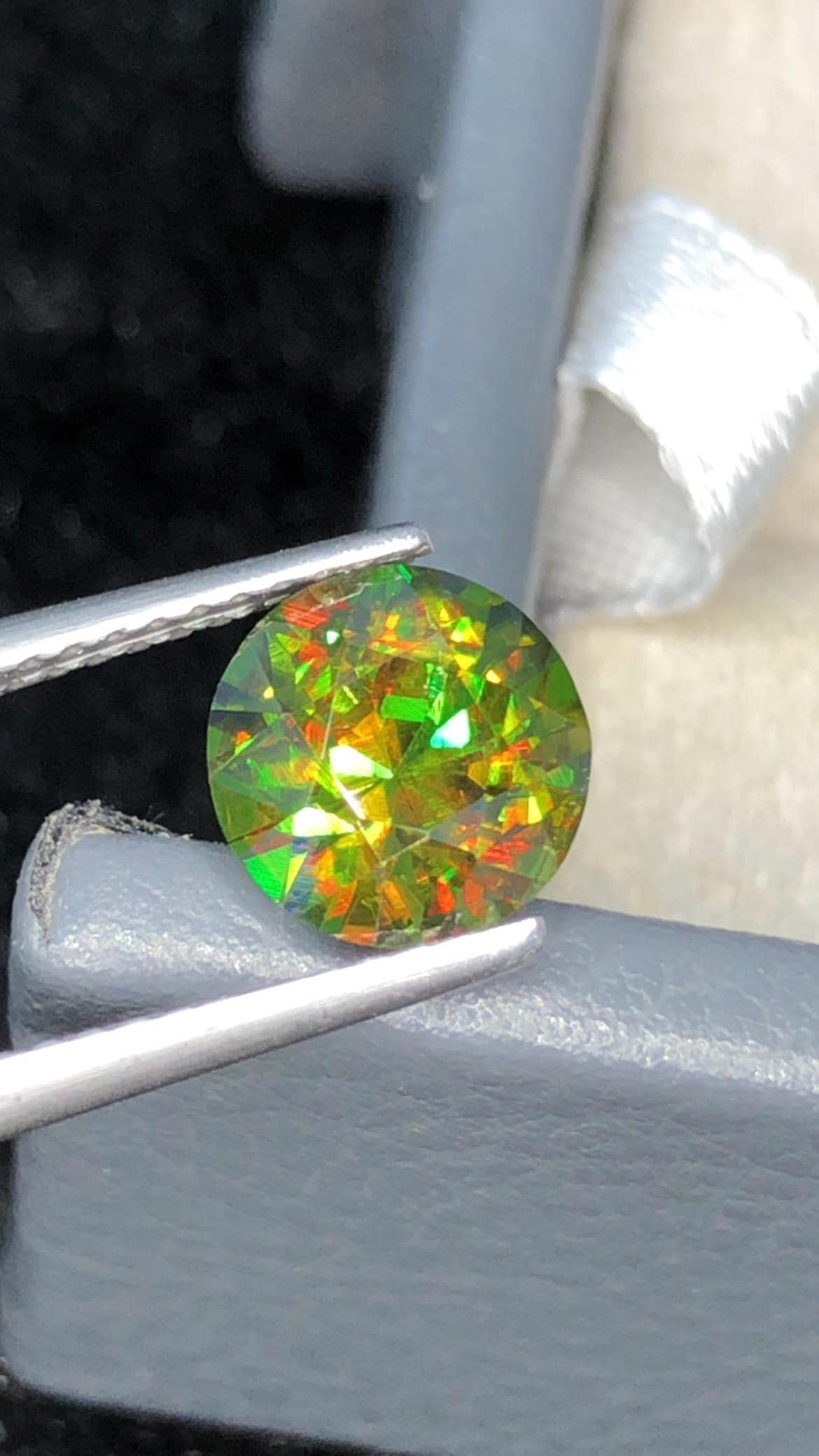 Chrome Sphene 1.90ct Round Cut From Madagascar