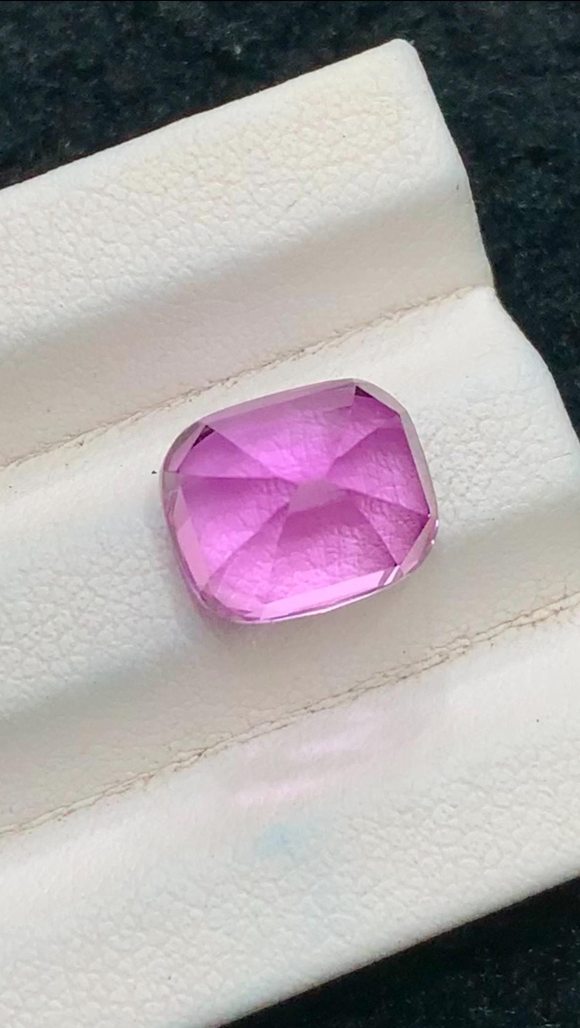 Pink Kunzite 5.75ct Cushion Cut – Fine Afghan Gemstone