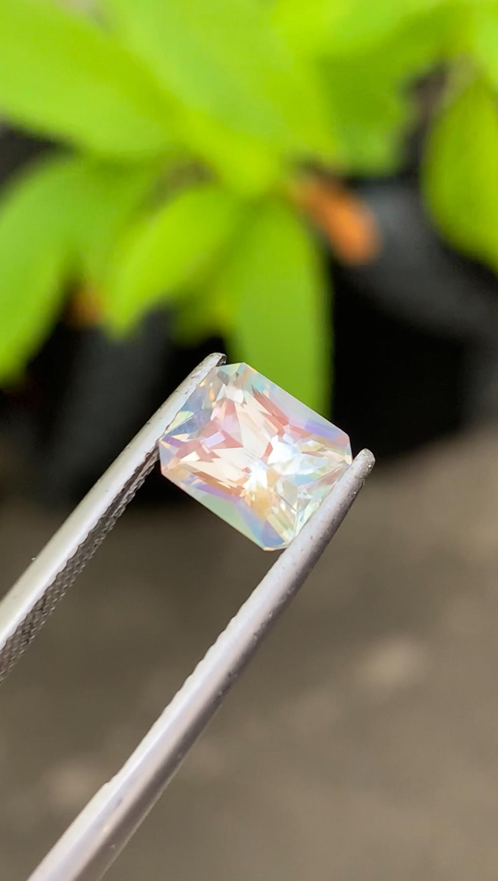 Rainbow Moonstone Gemstone: Flashy Blue Sheen, 2.40 ct Loose Stone