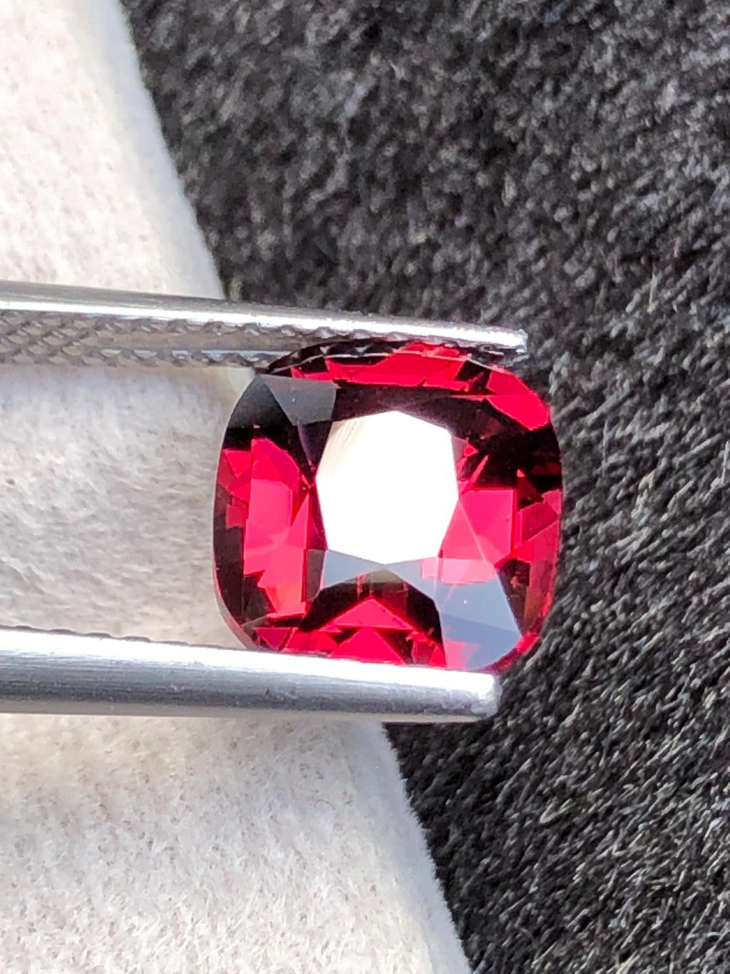 Rhodolite Garnet 3.17ct Cushion Cut – Tanzanian Gemstone