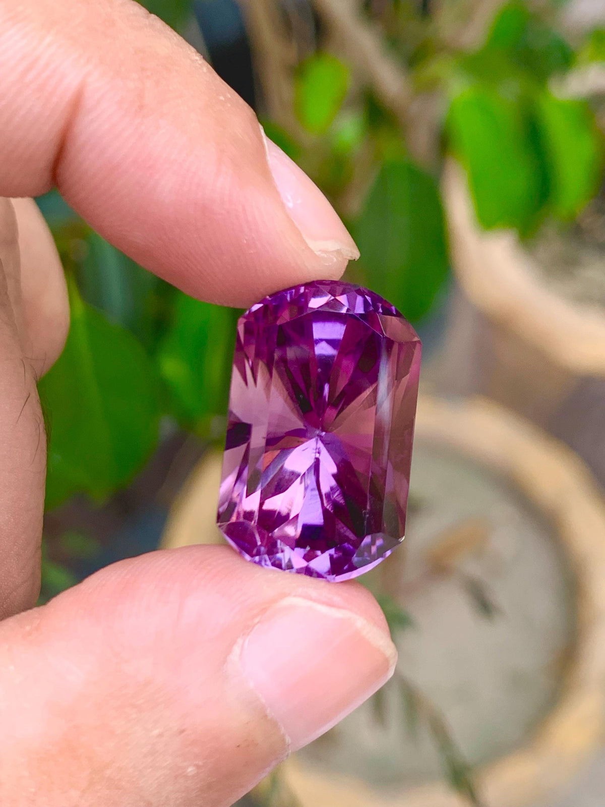 Amethyst 23.20ct Fancy Cut Purple Gemstone from Brazil