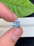 Santa Maria Aquamarine Stone: 3.60 Carat Trillion Cut Gemstone