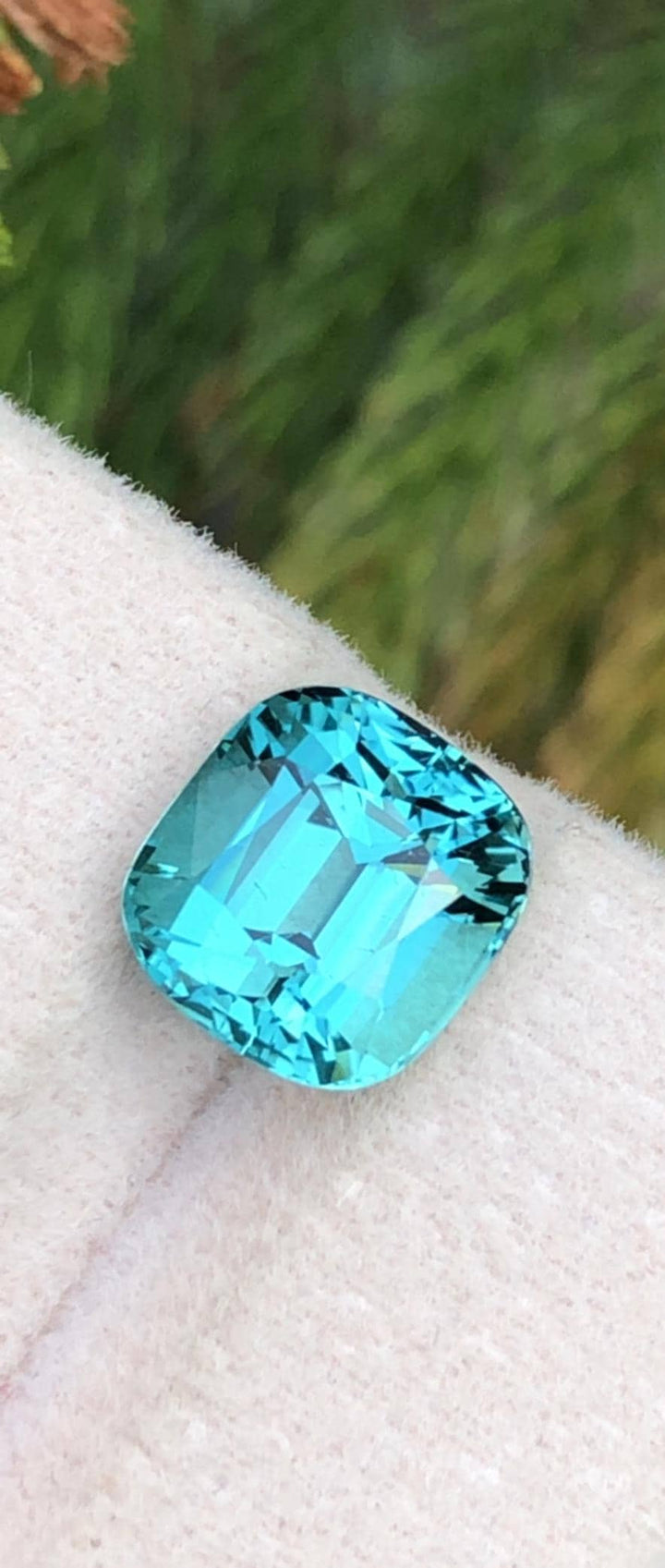 Natural Lagoon Tourmaline Gemstone – Cushion Cut, 4.55 Carats (Afghanistan)