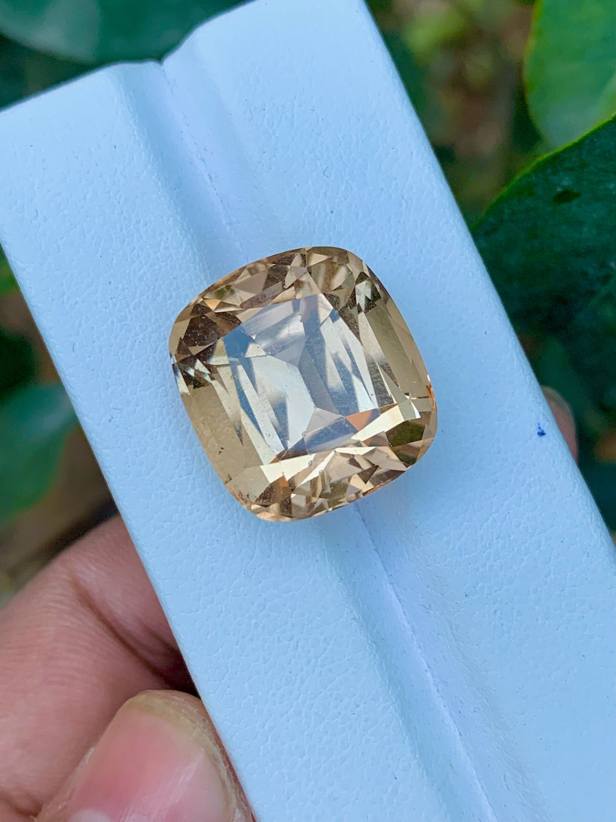 Golden Yellow Topaz: 34.45 CT Cushion Cut Loose Gemstone