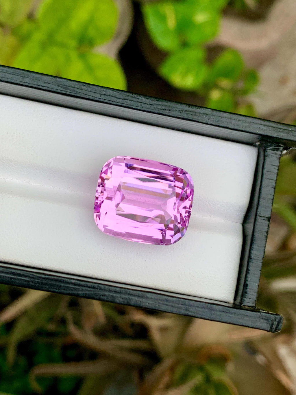 Deep Pink Kunzite Gemstone: 42.55 CT Cushion Cut, Afghanistan Origin