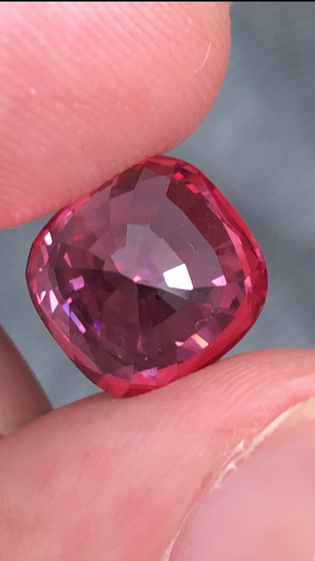 Vivid Pinkish-Red Mahenge Spinel Gemstone: 5 CT Rare Collector's Stone