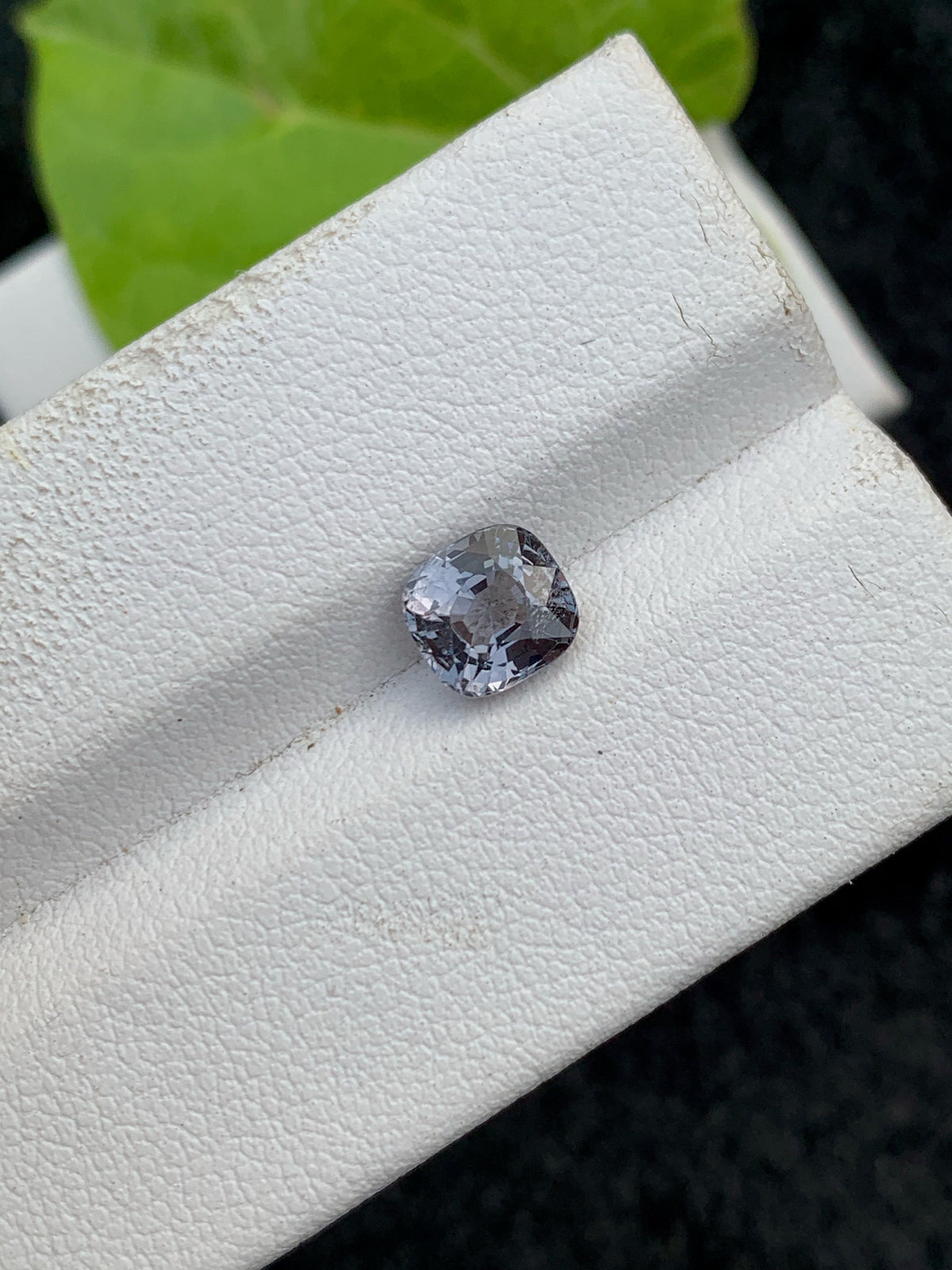 Grey Spinel Loose Gemstone: 1.25 CT Cushion Cut, Afghanistan Origin