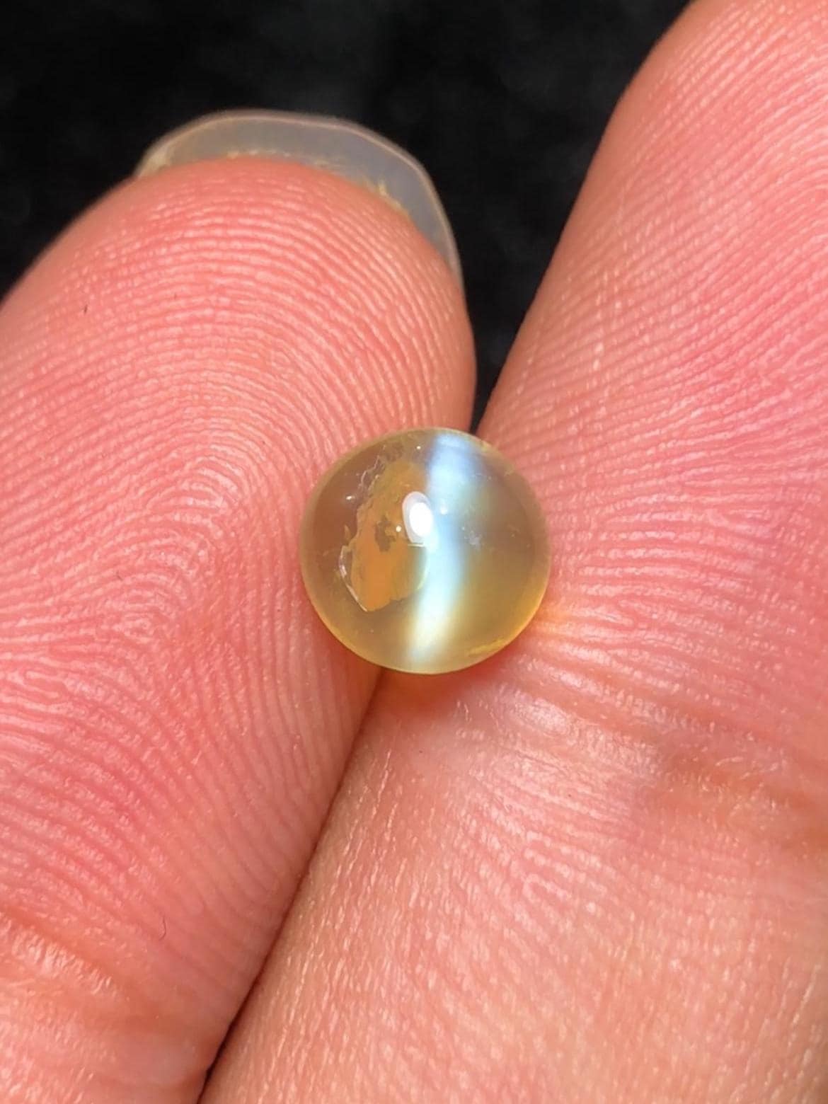Cat’s Eye Chrysoberyl 1.67ct Round Cabochon • Sri Lanka Gemstone With Certificate