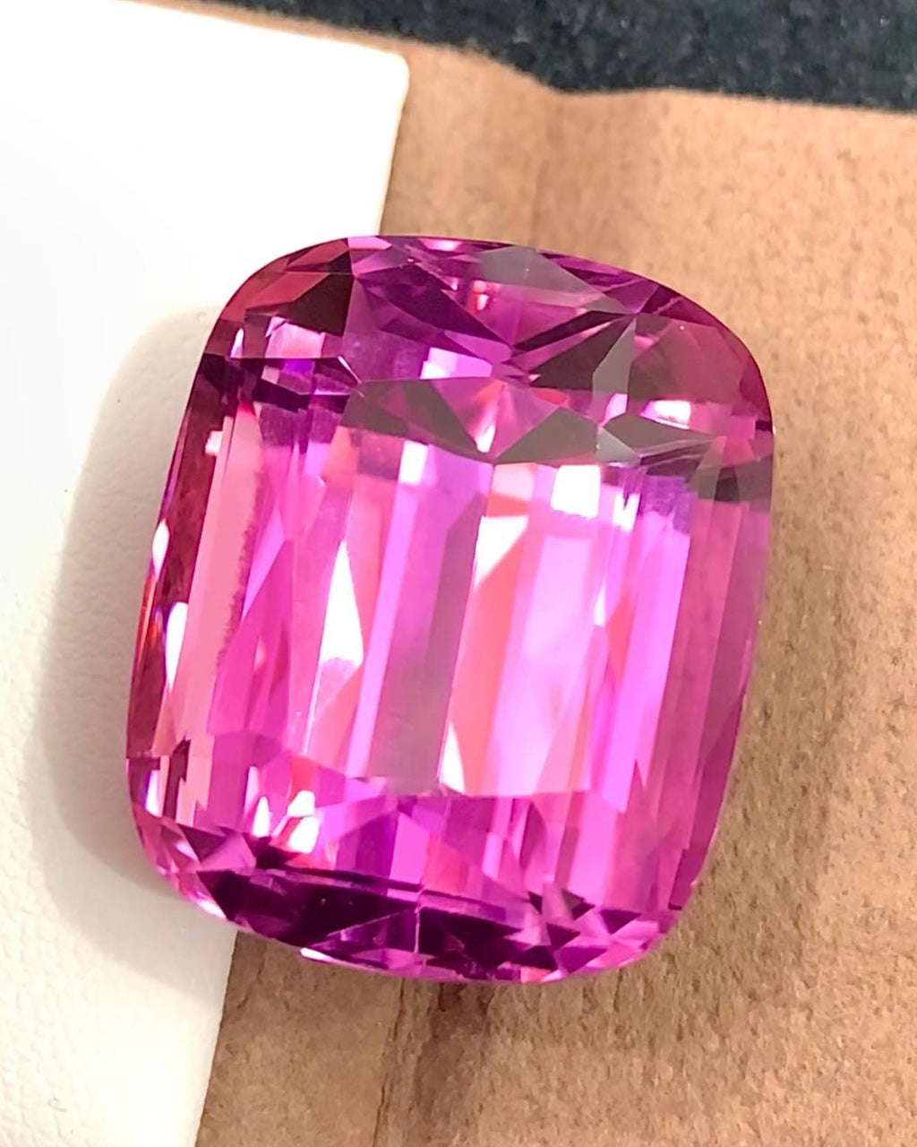 Pink Kunzite 91.90 Carat Brilliant Cushion Cut from Afghanistan