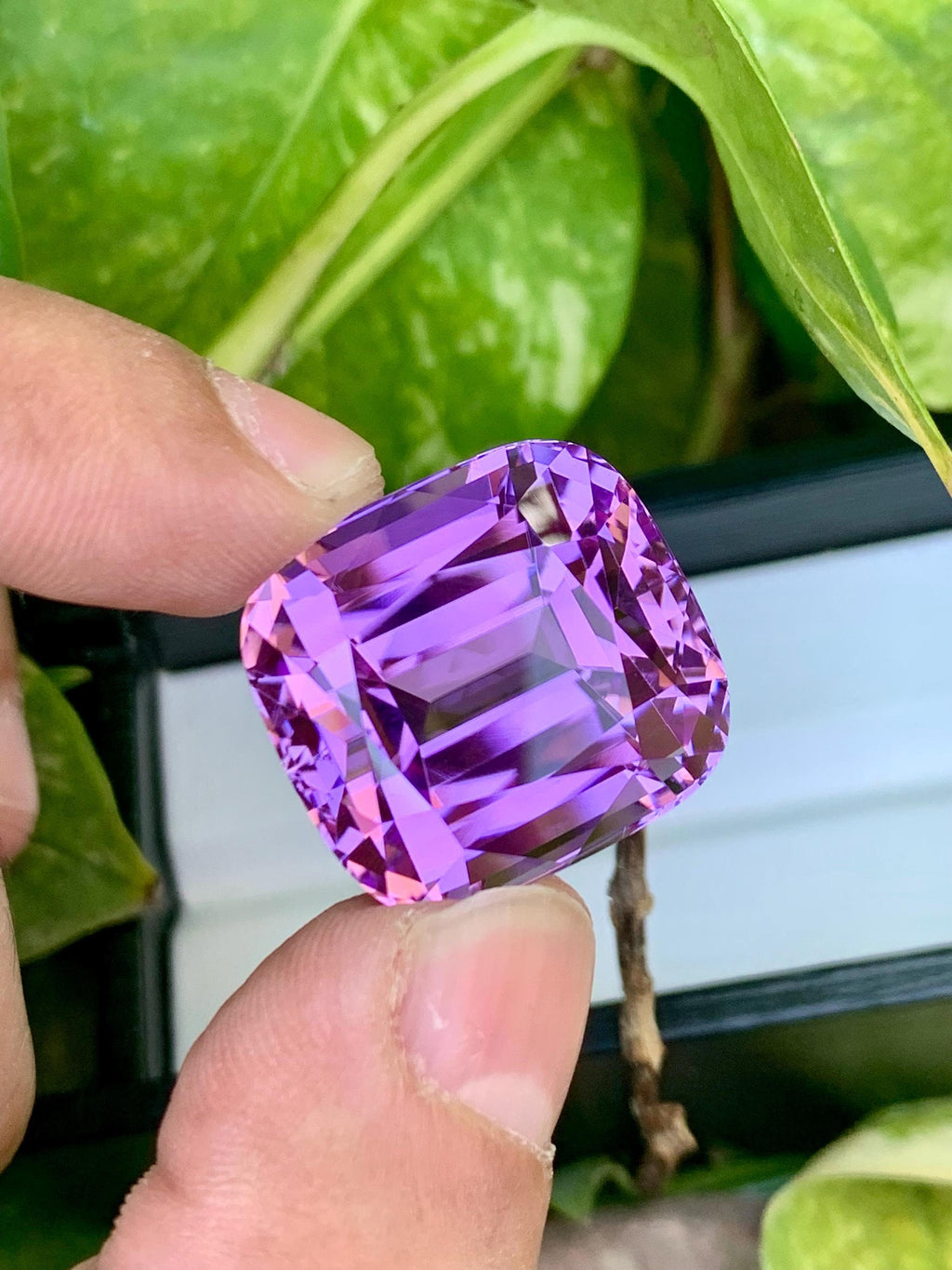 Natural Pink Kunzite Gemstone: 62.65 CT VVS Cushion Cut