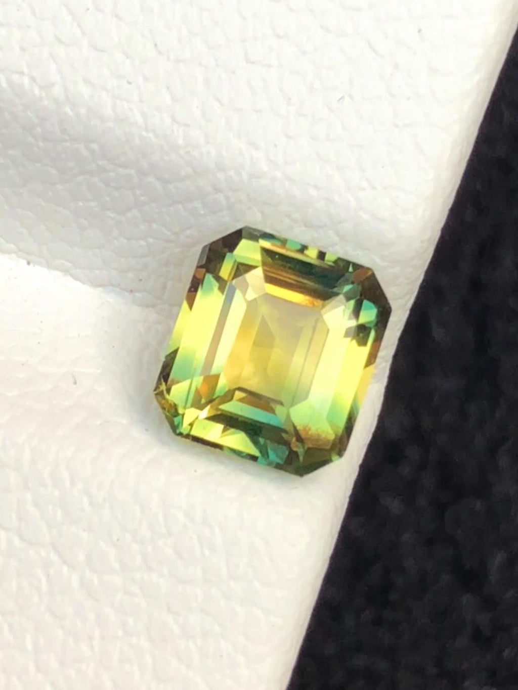 Green Sapphire 1.27ct Octagonal Cut Madagascar No-Heat Certified