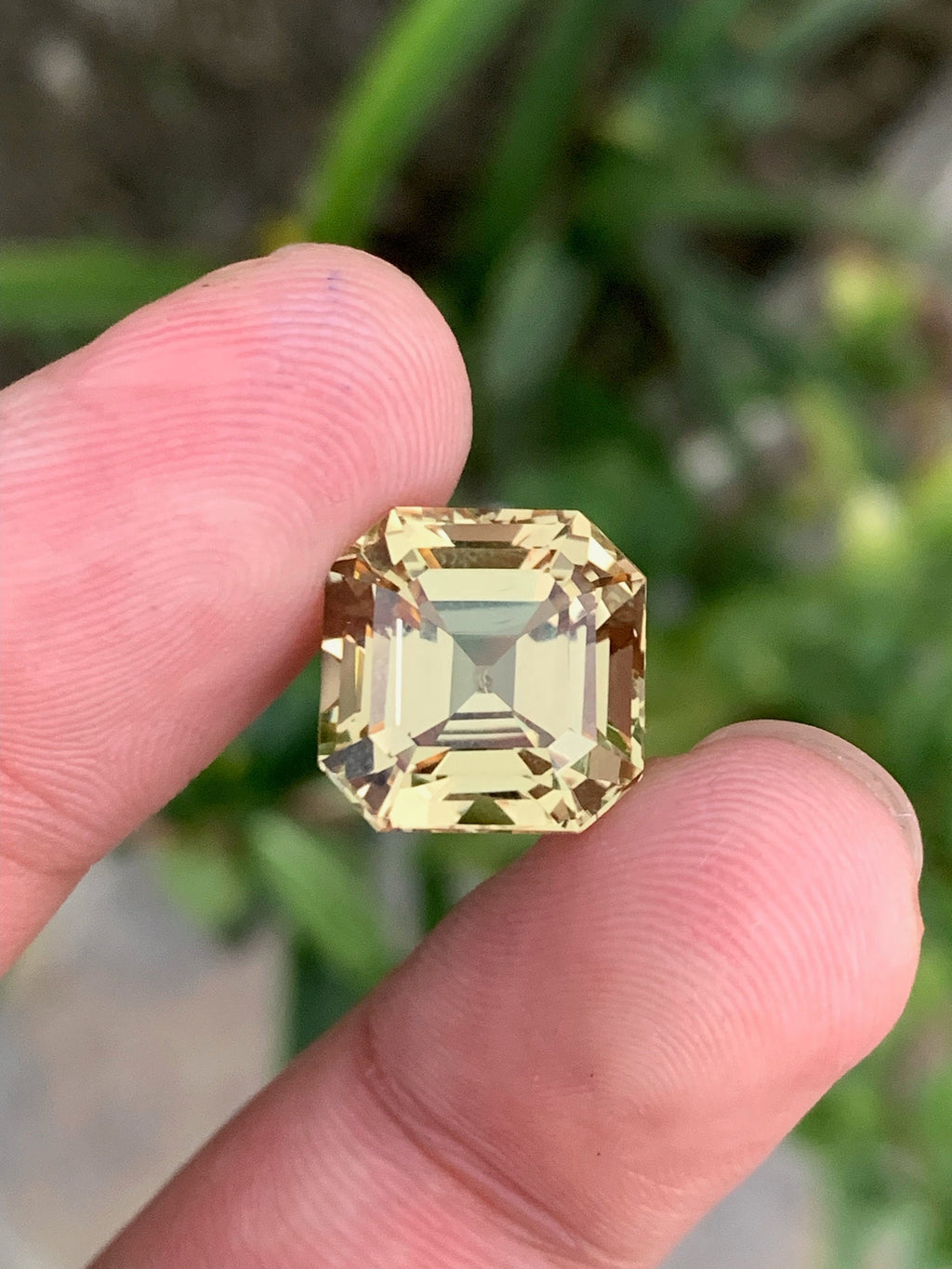 Sherry Topaz Gemstone: 15 CT Asscher Cut Imperial Topaz, November Birthstone