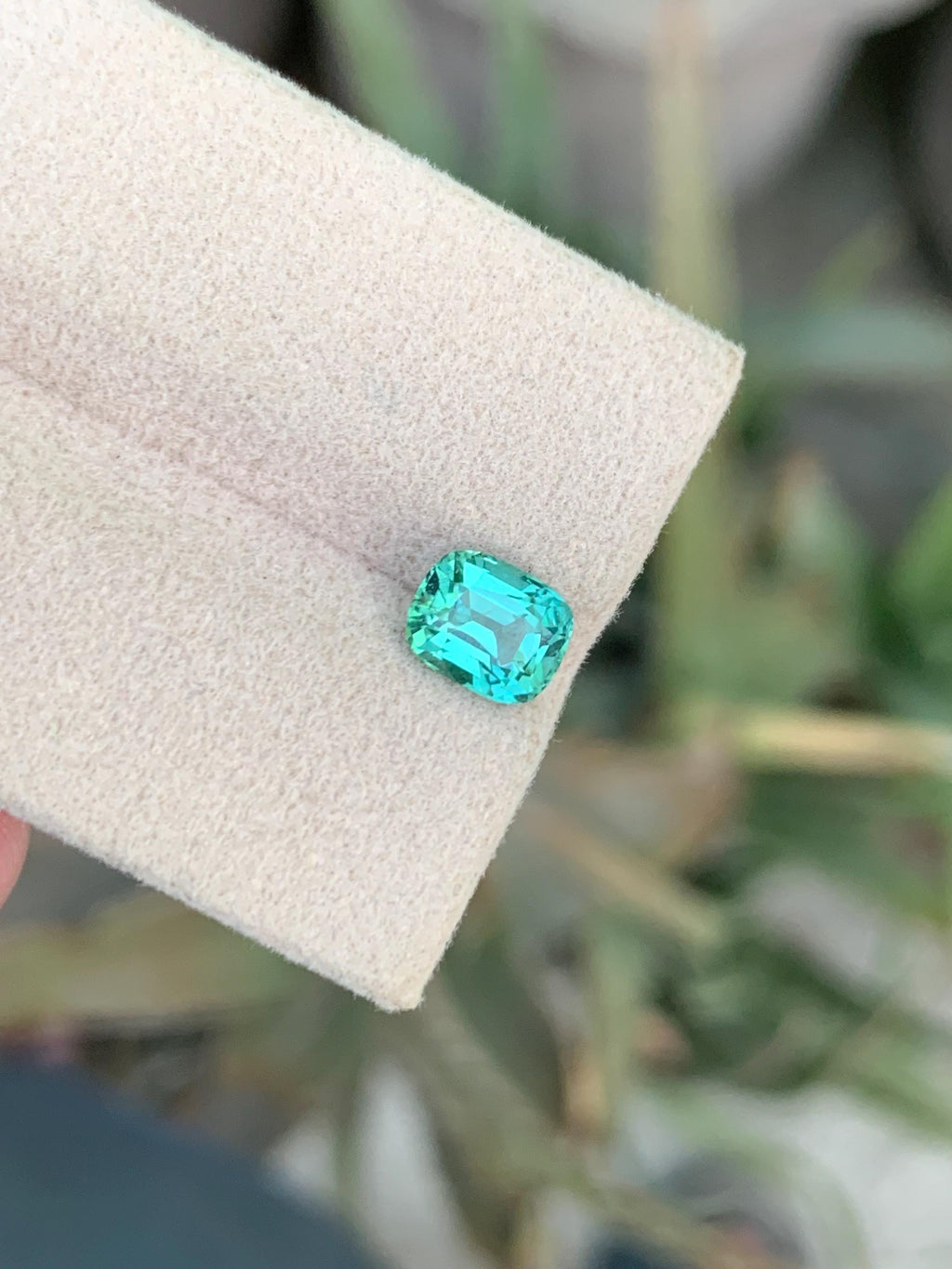 Neon Blue Tourmaline Gemstone: Rare Lagoonish Natural Stone, 1.30