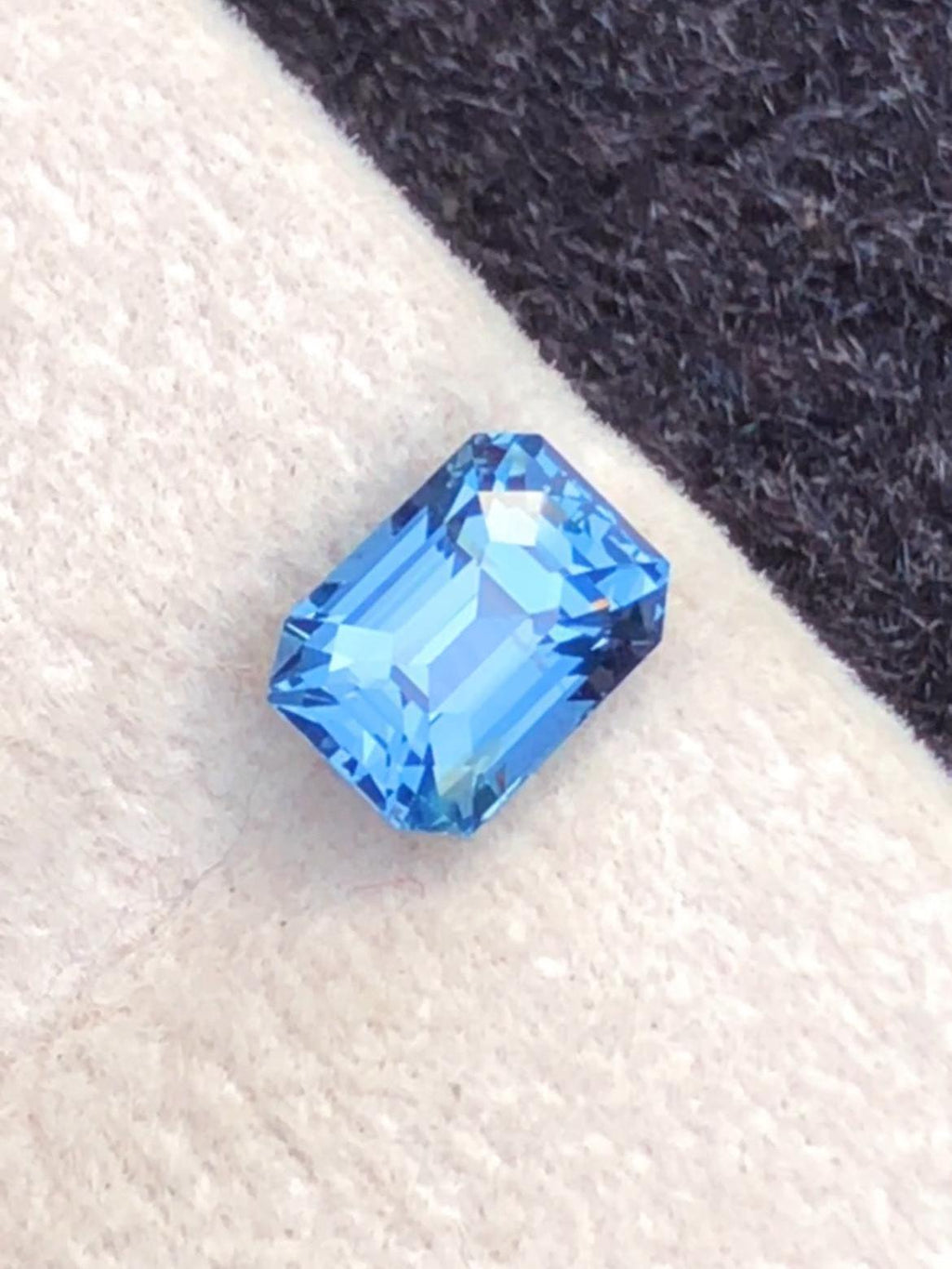 Cobalt Spinel 1.61 ct Emerald Cut Tanzanian – Vivid Blue Certified Gemstone