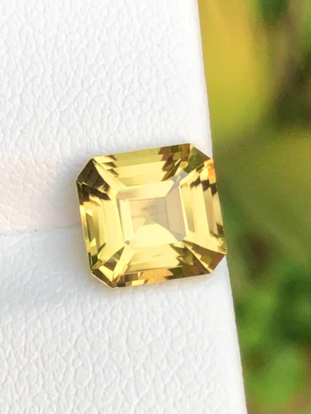 Natural Sinhalite 2.84ct Octagonal Cut – Certified Ceylon Faceted Gemstone