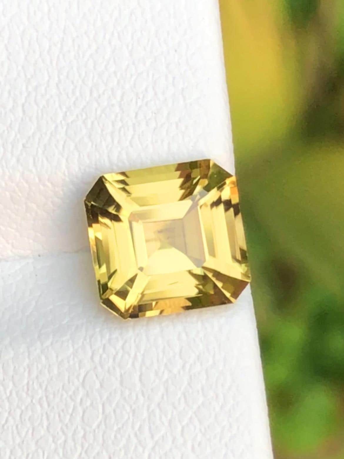 Natural Sinhalite 2.84ct Octagonal Cut – Certified Ceylon Faceted Gemstone