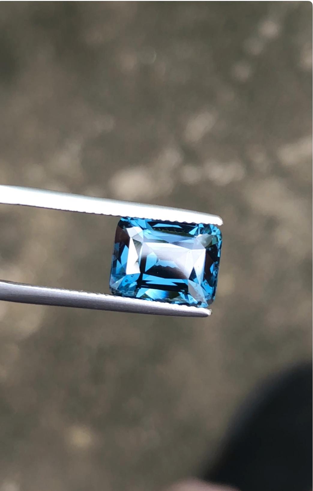 5.09 CT Faceted Blue Cobalt Spinel Gemstone - August Birthstone