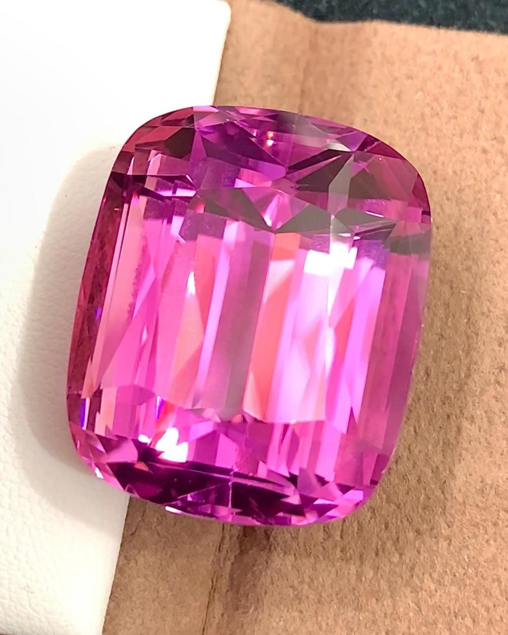 Pink Kunzite 91.90 Carat Brilliant Cushion Cut from Afghanistan