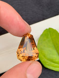 Deep Orange Imperial Topaz Gemstone: Faceted Loose Stone, 29.50 CT