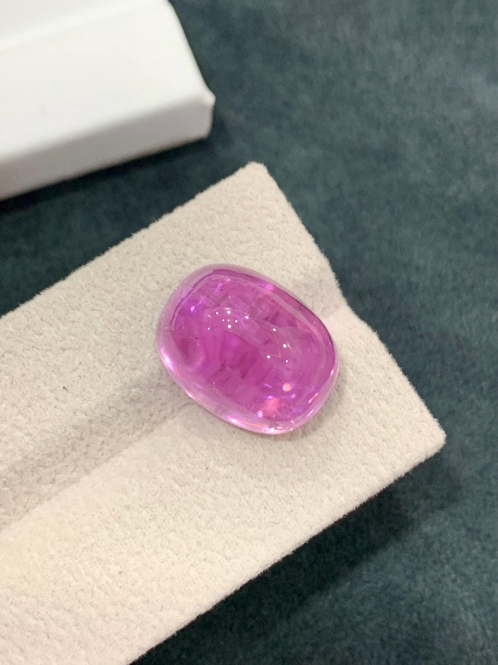 Pink Kunzite 20.35ct Cabochon Gemstone | Ovalish Shape from Afghanistan