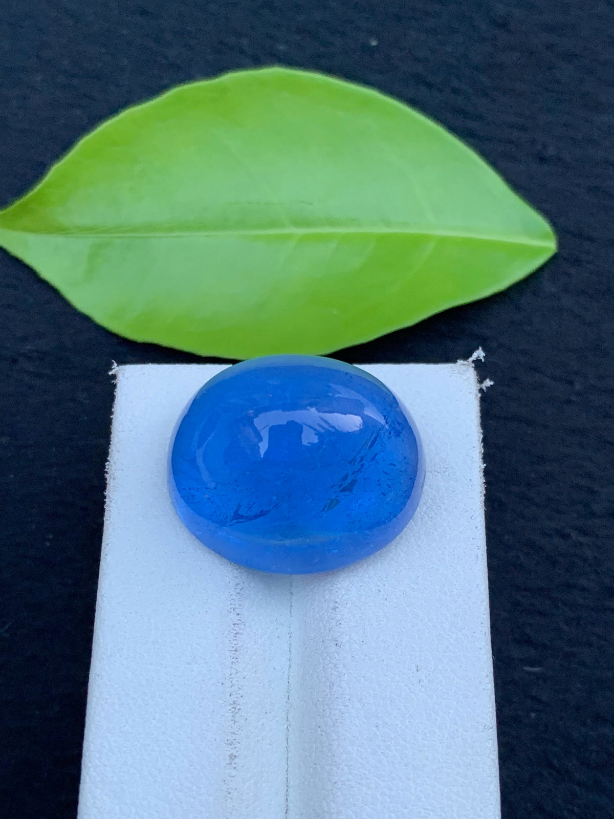 Santa Maria Aquamarine Cabochon: 37.25 CT Oval Gemstone