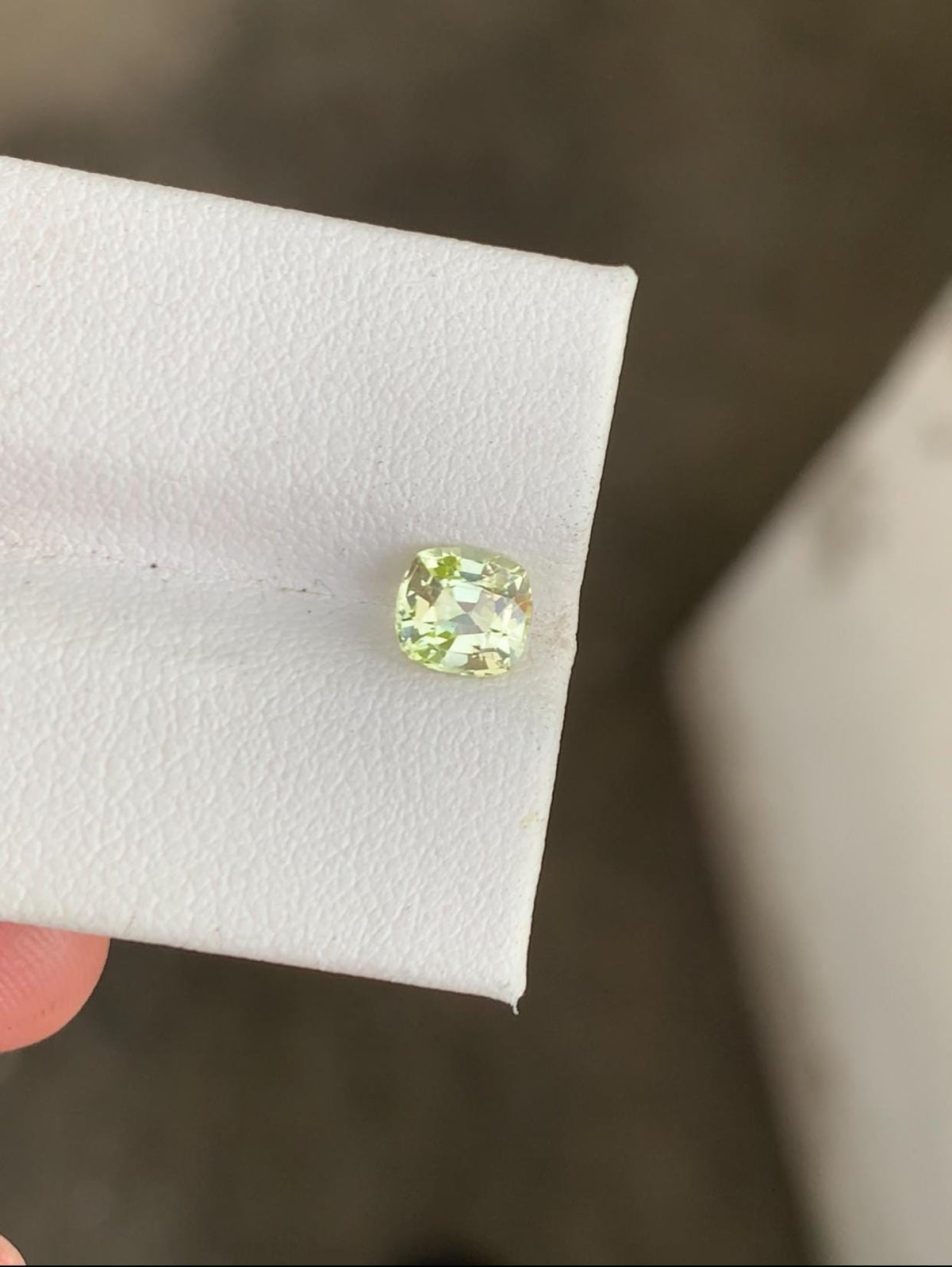 1.095 Carat Yellow-Green Chrysoberyl Gemstone: Sri Lanka Oval Cut